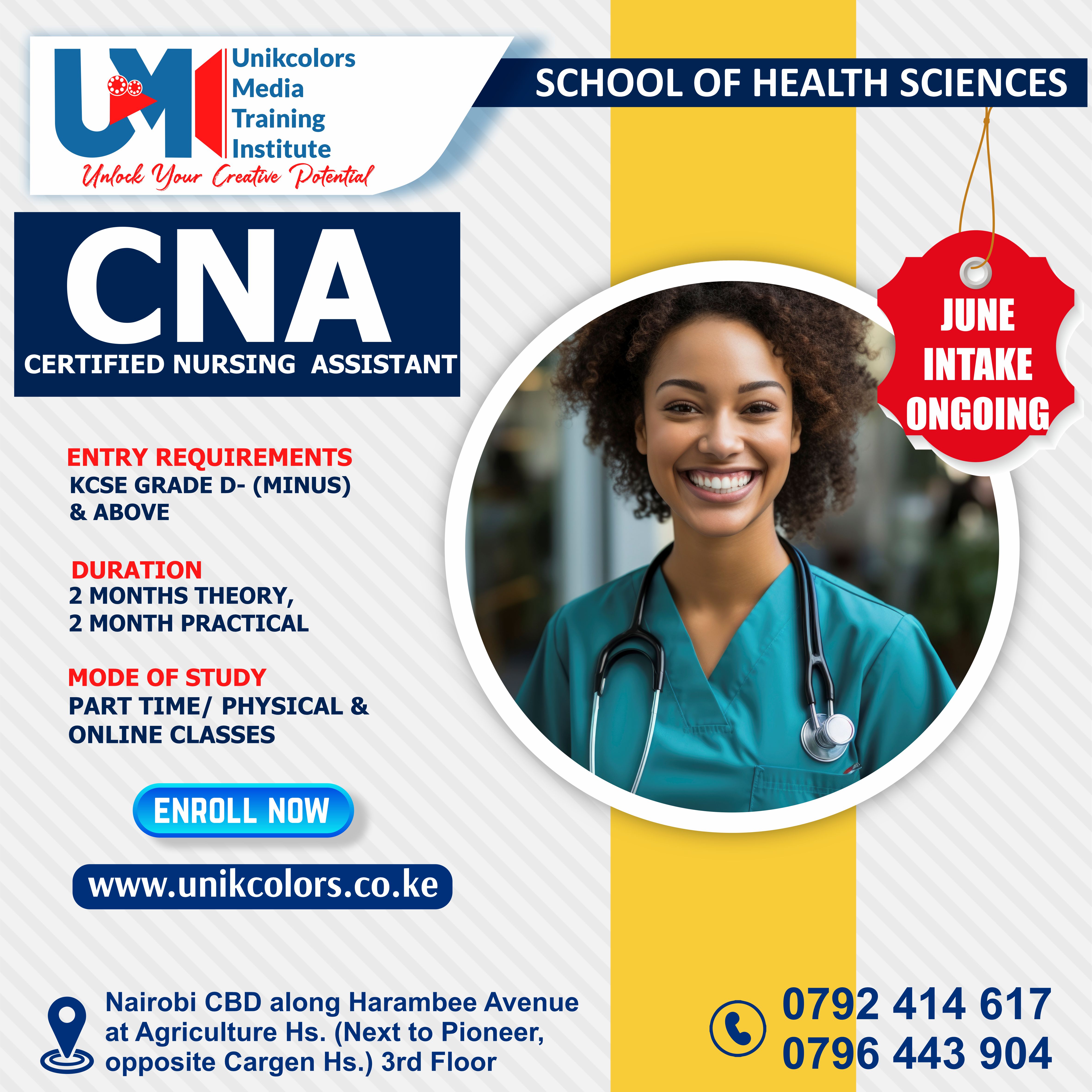 CERTIFIED NURSING ASSISTANT - CARE GIVER COURSE
